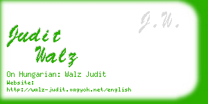 judit walz business card